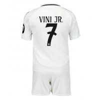Real Madrid Vinicius Junior #7 Hemmatröja Barn 2024-25 Kortärmad (+ Korta byxor)